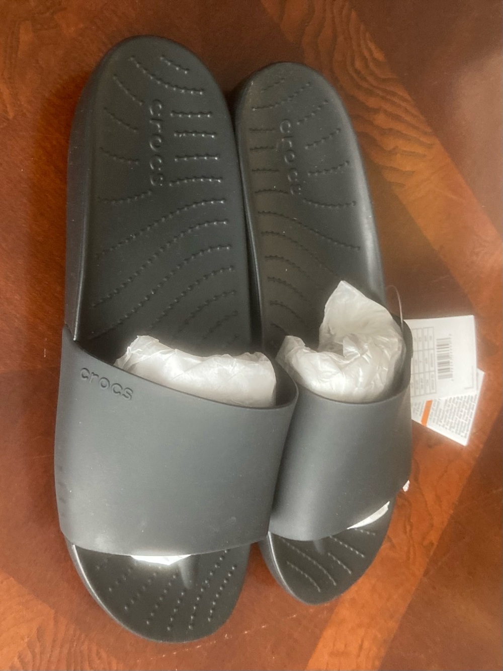 Crocs Splash Slide Sandals NWT Black Women’s Size 9